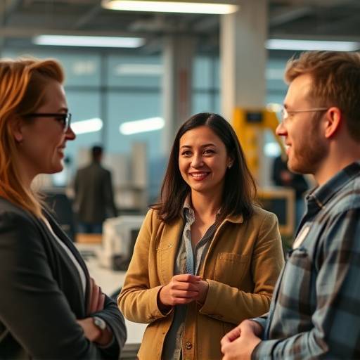 A corporate promotional video highlighting the company's culture and values, showcasing employee interviews and workplace activities.